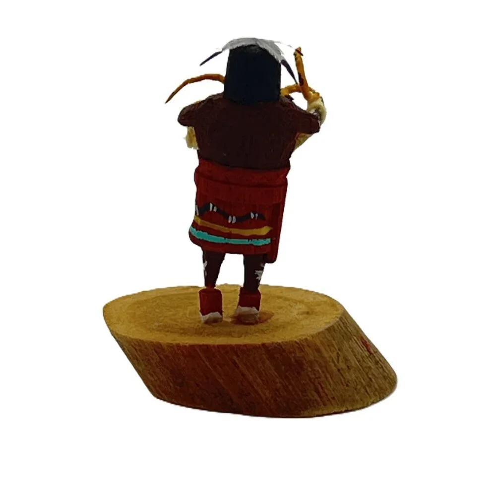Handmade Miniature 1.5" (app.) Kachina Doll - "Snake Dancer" - Picture 2 of 5
